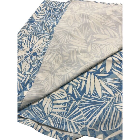 Ripskirt Hawaii Blue & White Floral Print Wrap Skirt Hook and Loop Size XXL - Picture 3 of 5